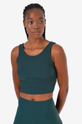 Elite Ribbed Longer Length Crop Top