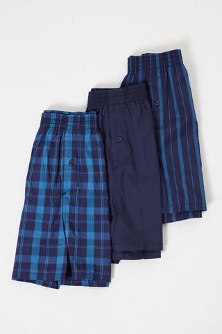 3-pack Woven Boxers