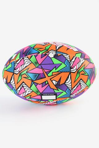 Fluro Fullsize Rugby Ball