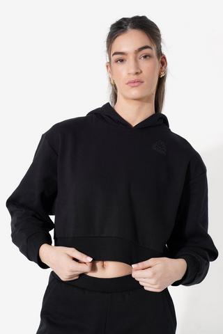 Kappa Cropped Fleece Hoodie