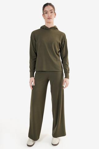 Hooded Ribbed Pullover