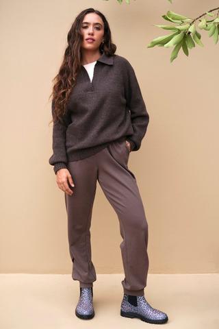 Knit Long Sleeve Golfer