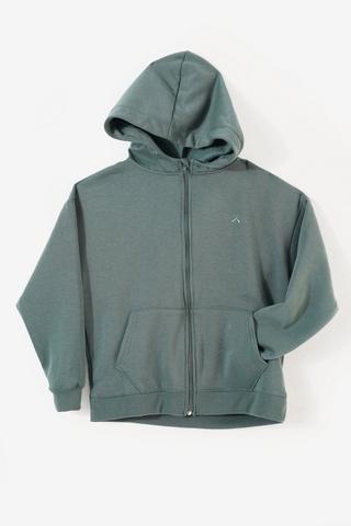 Hooded Fleece Zip-through Jacket