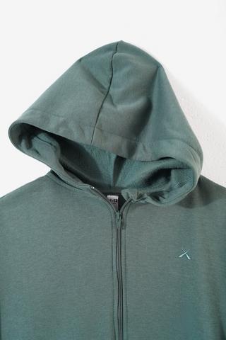 Hooded Fleece Zip-through Jacket