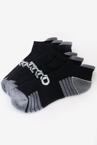 3-pack Cushioned Ankle Socks - 4-7