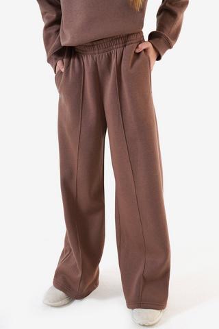 Wide Leg Fleece Active Bottoms