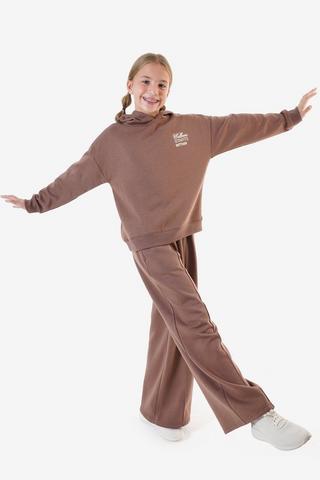 Wide Leg Fleece Active Bottoms