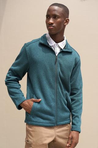 Fleece Turtleneck Zip-through Jacket