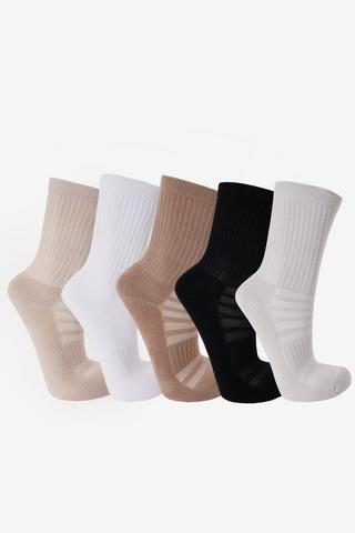 5-pack Crew Socks - 4-7