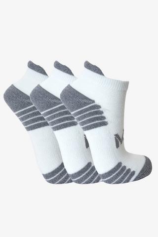 3-pack Cushioned Ankle Socks-4-7