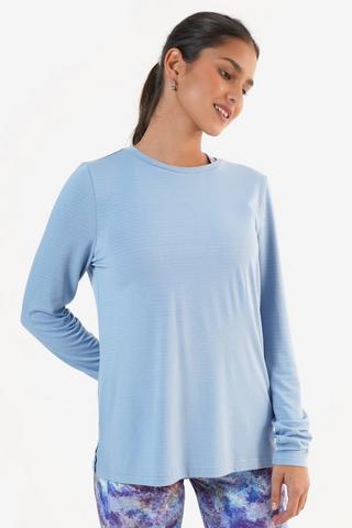 Long Sleeve Textured T-shirt