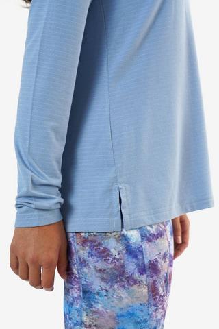 Long Sleeve Textured T-shirt