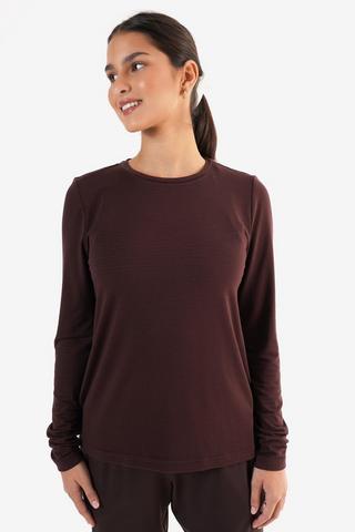 Studio Long Sleeve Textured T-shirt