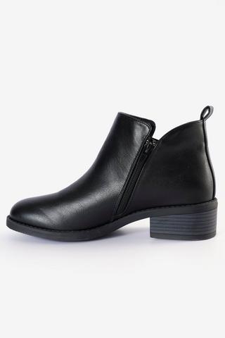Zip-up Ankle Boot