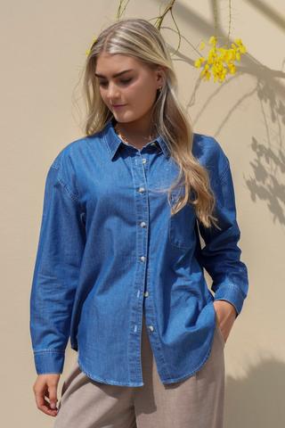 Long Sleeve Denim Shirt