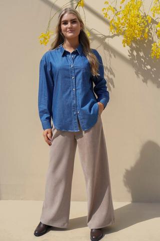 Long Sleeve Denim Shirt