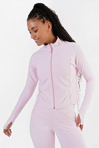 Zip-through Active Top