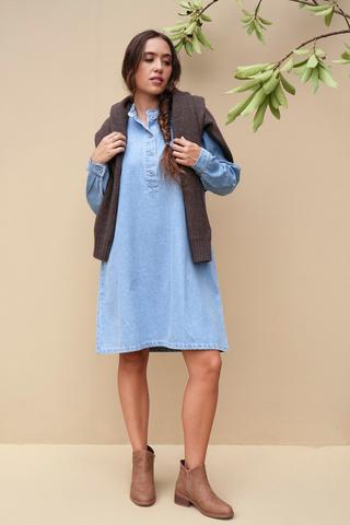 Midi Denim Dress