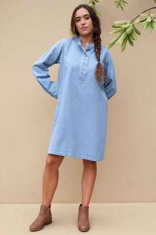 Midi Denim Dress