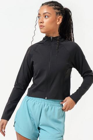 Zip-through Active Top