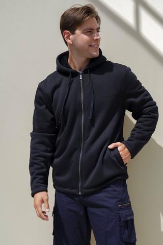 Fleece-lined Zip-through Jacket