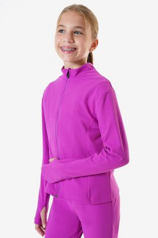 Zip-through Active Top