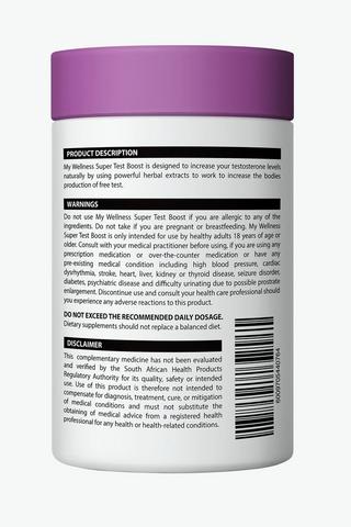 My Wellness Super Test Boost 90 - Veggie Caps