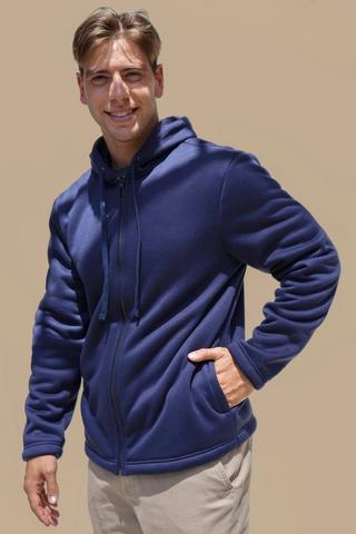 Fleece-lined Zip-through Jacket