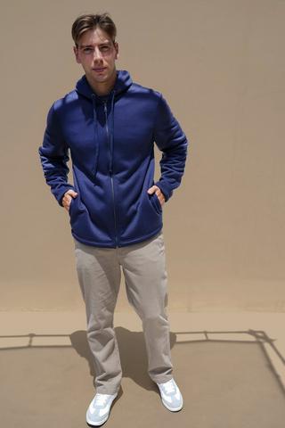Fleece-lined Zip-through Jacket