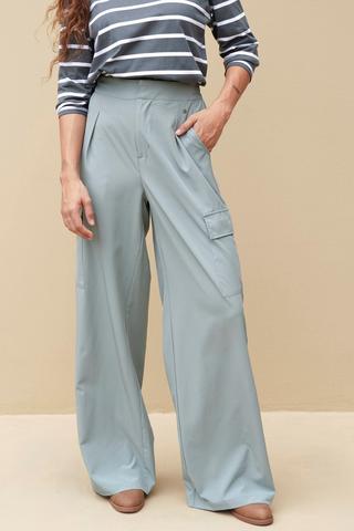 Technical Wide Leg Pants