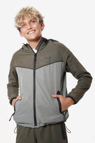 Fleece-lined Zip-throuh Jacket