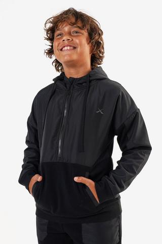 Fleece Quarter Zip Hoodie