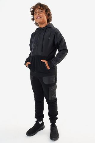 Fleece Quarter Zip Hoodie