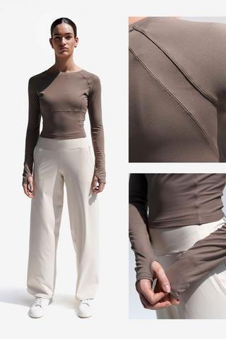 Elite Long Sleeve Cropped T-shirt