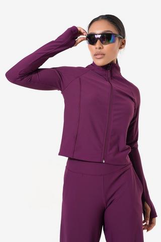 Zip-through Active Top