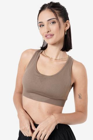 2-pack Ribbed Medium Impact Sport Bras