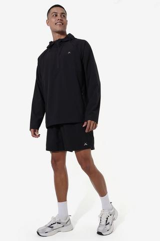 Hooded Quarter-zip Pullover