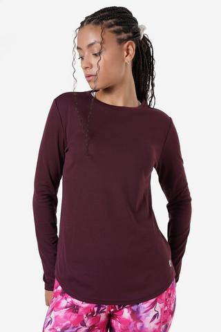 Long Sleeve Textured T-shirt