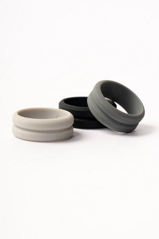 3-pack Silicone Rings