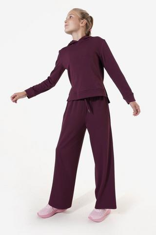 Ribbed Hooded Pullover
