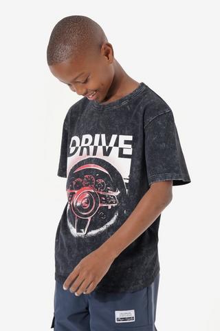 Acid Wash Statement T-shirt