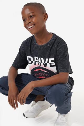 Acid Wash Statement T-shirt