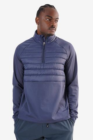Hybrid Quarter-zip Puffer