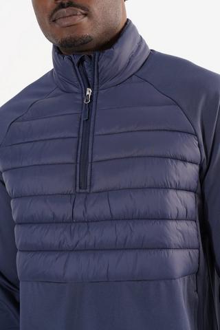 Hybrid Quarter-zip Puffer