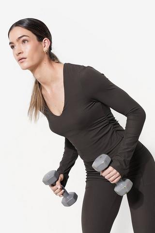 Elite Ribbed Long Sleeve T-shirt