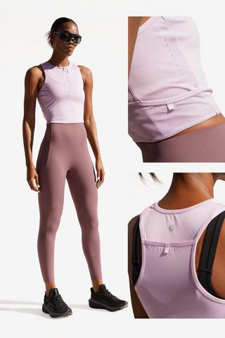 Elite Longer Length Quarter-zip Crop Top