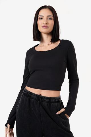 Long Sleeve Fitted T-shirt
