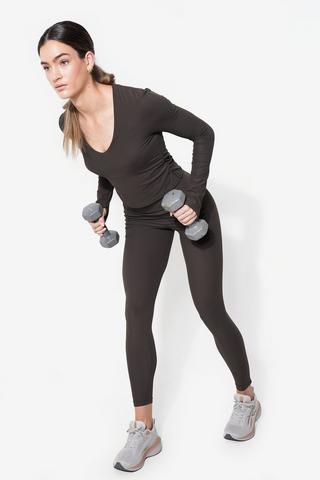 Elite Ribbed Full-length Legging