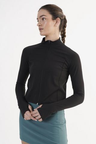 Zip-through Active Top