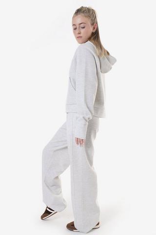 Textured Wide Leg Pants